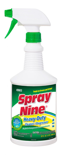 Spray Nine 26832 Heavy Duty Cleaner, Degreaser and Disinfectant (32oz)