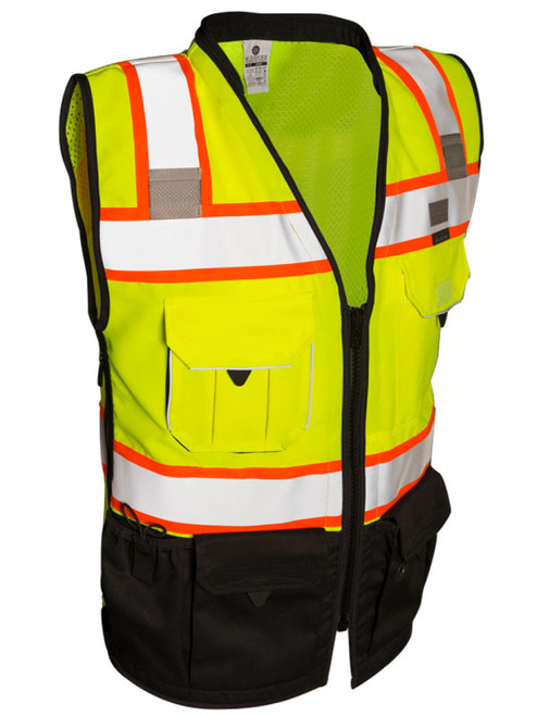 ML Kishigo Class 2 Lime Surveyors Safety Vest