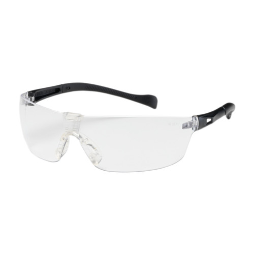 Bouton 250-MT-10070 Rimless Safety Glasses with Black Temple (Dozen)