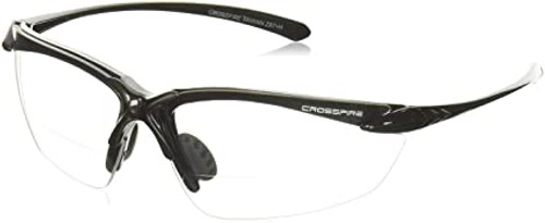 Crossfire 92420 Shiny Pearl Gray Frame with Clear Lens - 2.0 Diopter (Each)