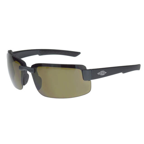 Crossfire 440613 Black Frame Safety Glasses with Brown POL Lens (Each)