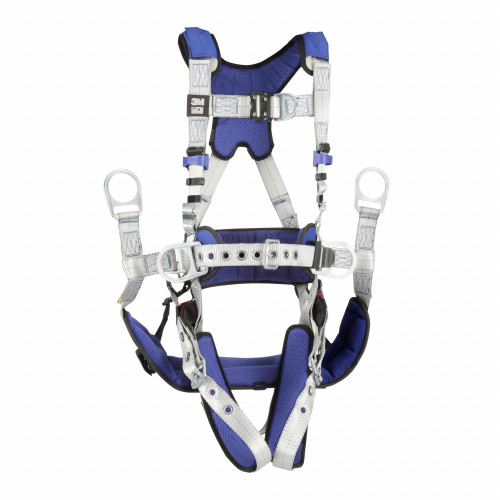 3M DBI SALA ExoFit X100 Comfort Tower Climbing Safety Harness with QC Chest and Tongue Buckle Legs