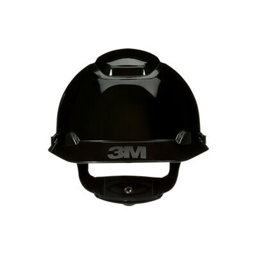 3M H-712SFR-UV SecureFit Hard Hat Black 4-Point Pressure Diffusion