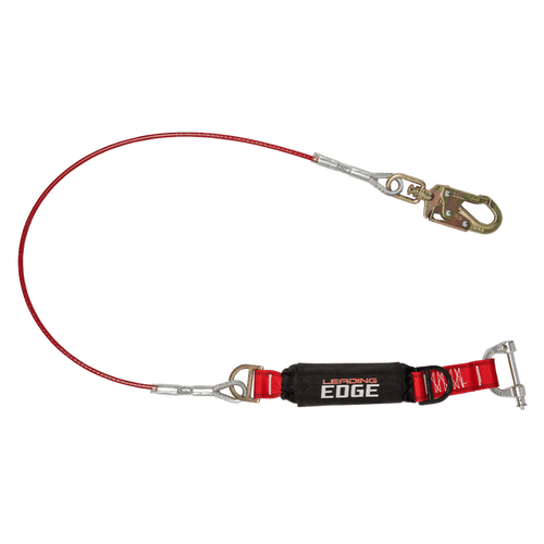 Falltech 8354LEC4D 6' Leading Edge Cable Energy Absorbing Lanyard