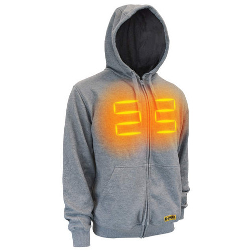 Dewalt DCHJ080B Heated French Terry Cotton Hoodie without Battery