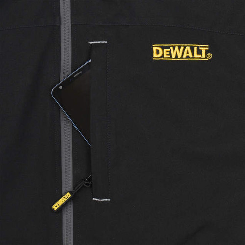 Dewalt DCHJ090BD1 Heated Structured Soft Shell Jacket Kitted Black ...