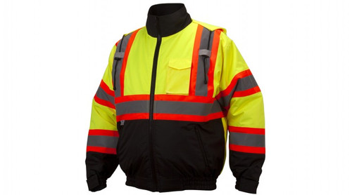 Pyramex RCJ3210 Type R Class 3 Hi-Vis Lime Jacket