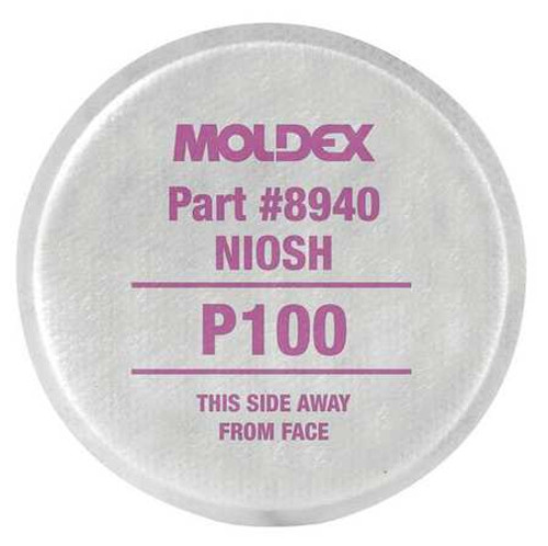 Moldex 8940 P100 Particulate Filter Disks (30 Bags/Case)