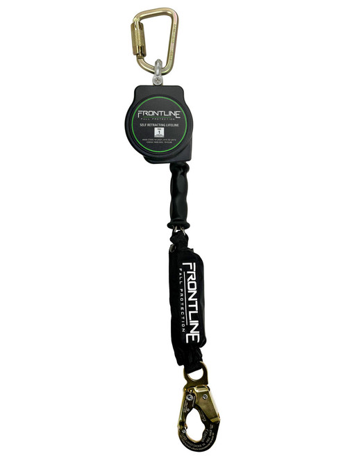 Frontline Cable Single Leg 10' SRL with Steel Snap Hook End - RPG10