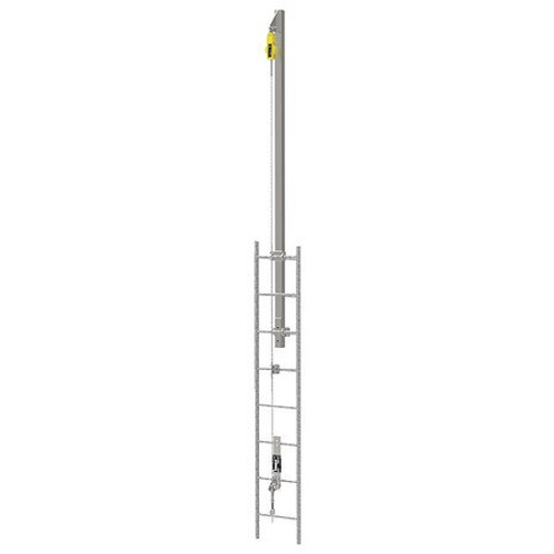 MSA Latchways Vertical Ladder Lifeline Kit with Extension Post