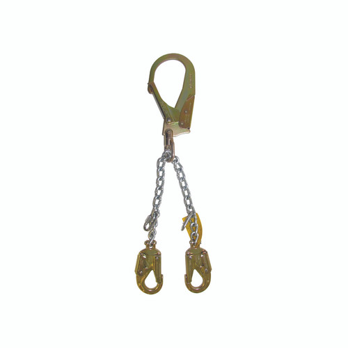 Guardian 01617 24” Chain Positioning Lanyard w/ Non-Swivel Steel Rebar