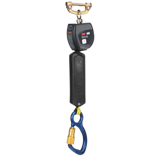 DBI-SALA 3100523 Nano-Lok Personal Self-Retracting Lifeline with Web Aluminum Carabiner (6 ft.)