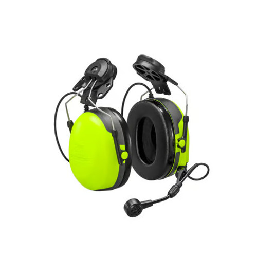 3M MT74H52P3E-110 PELTOR CH-3 Headset FLX2 with Hard Hat Attached