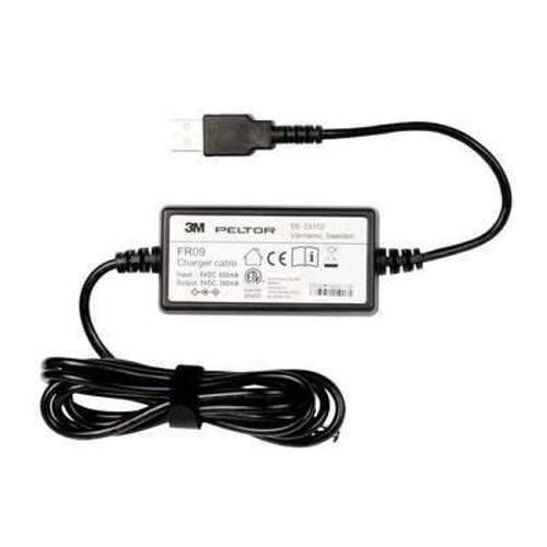 3M FR09 PELTOR Charging Cable for Lite-Com BRS Headset Battery ACK053