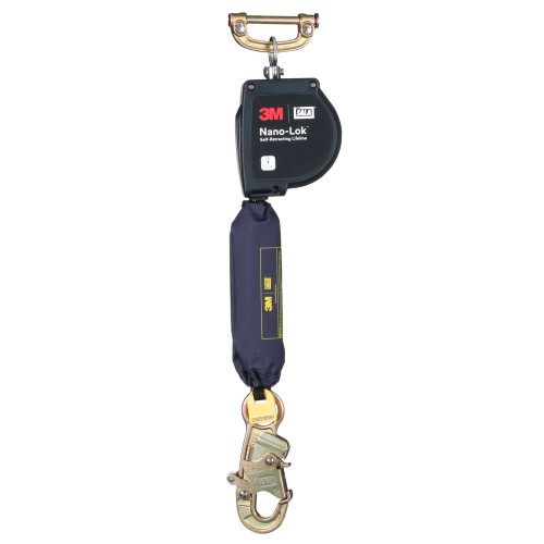 3M DBI SALA 3100591 Nano-Lok Web Self-Retracting Lifeline with Steel Snap Hook (11 ft.)