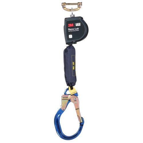 3M DBI SALA 3100599 Nano-Lok Web Self-Retracting Lifeline with Aluminum Rebar Lock Hook (9 ft.)