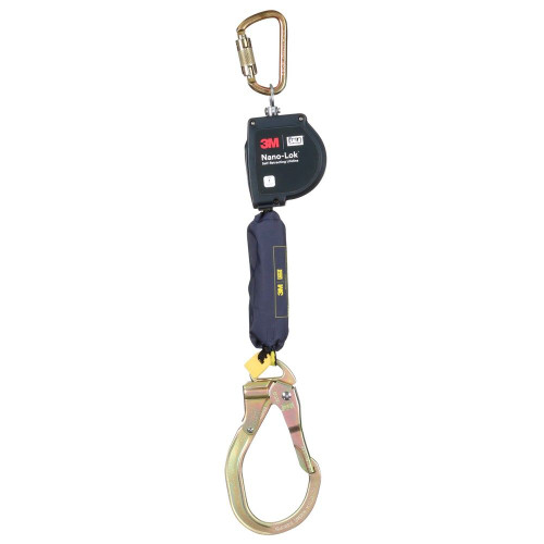 3M DBI SALA 3100603 Nano-Lok XL Self-Retracting Lifeline with Steel Rebar Lock Hook (9 ft.)