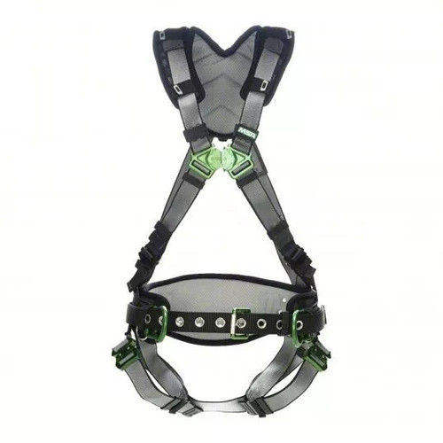 MSA V-FIT Harness with Back D-Ring and Quick-Connect Leg Straps