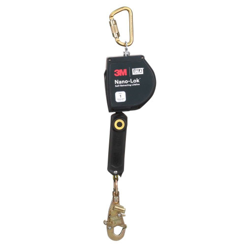 3M DBI SALA 3100261 Nano-Lok XL Self-Retracting Lifeline Web with Steel Swivel Snap Hook (20 ft.)