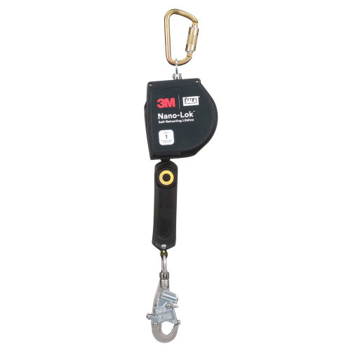 3M DBI SALA 3100263 Nano-Lok XL Self-Retracting Lifeline Web with Stainless Steel Snap Hook (20 ft.)