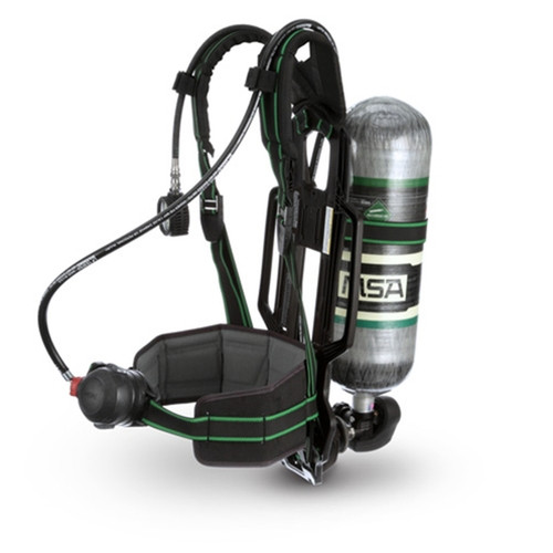 MSA 10215808 G1 Industrial SCBA RC High-Pressure 45-Min. Carbon Cylinder and Kevlar Harness G1 Facepiece