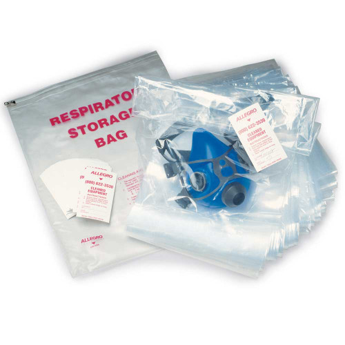 Allegro Disposable Respirator Storage Bags (Large) (100/Pk)