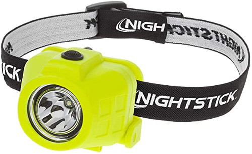 Nightstick X-Series Intrinsically Safe Headlamp w Hat Clip, Green