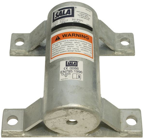 3M DBI SALA 8518504 Confined Space Permanent Wall Mount Sleeve Davit Mast Base