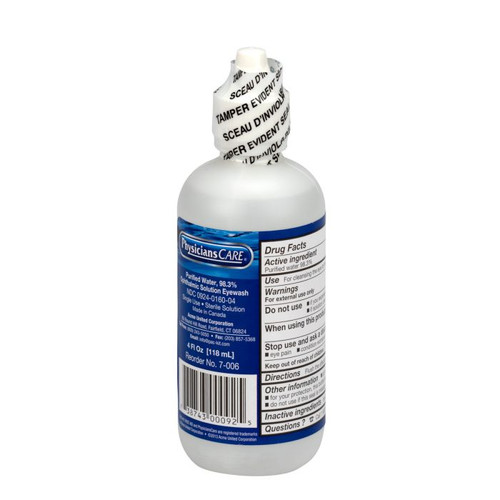 First Aid Only 7-006 Eye Wash Solution (4 Ounce Bottle)