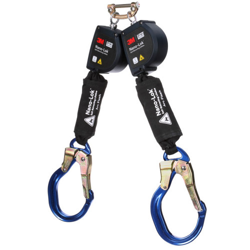 3M DBI SALA 3100588 Nano-Lok Arc Flash Twin-Leg Personal Self-Retracting Lifeline (8 ft)