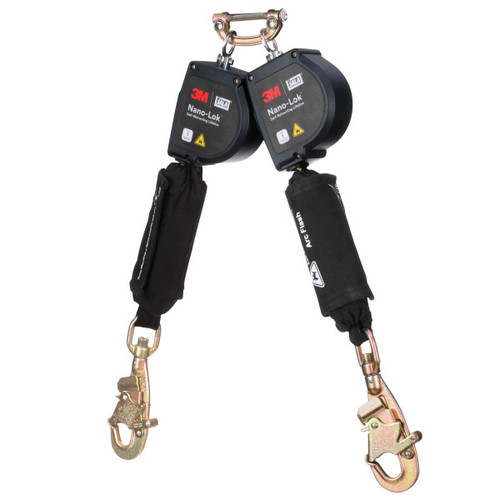 DBI SALA 3100583 Nano-Lok Arc Flash Twin-Leg Personal Self-Retracting Lifeline (8 ft)