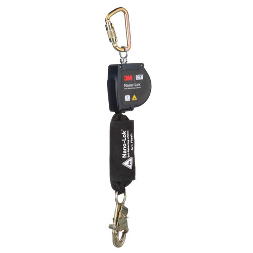 3M DBI SALA 3100580 Nano-Lok Arc Flash Self-Retracting Lifeline with Carabiner (8 ft)