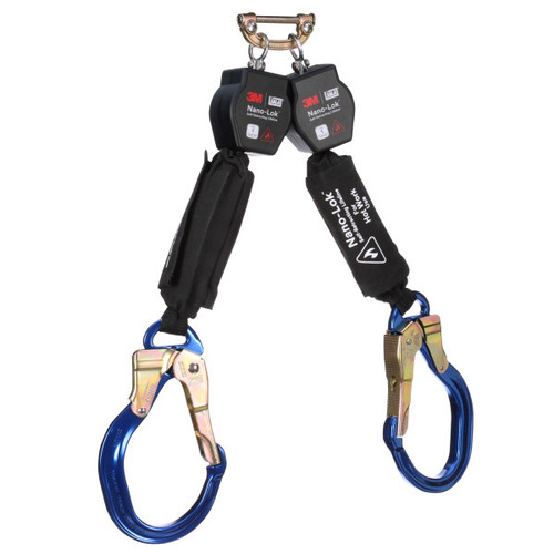 3M DBI SALA 3100571 Nano-Lok Hot Work Twin-Leg Personal Self-Retracting Lifeline (6ft)