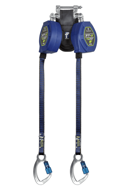 Falltech 84108TP6 Twin-leg Leading Edge Personal SRL-P with Aluminum CE Carabiners (8 ft)