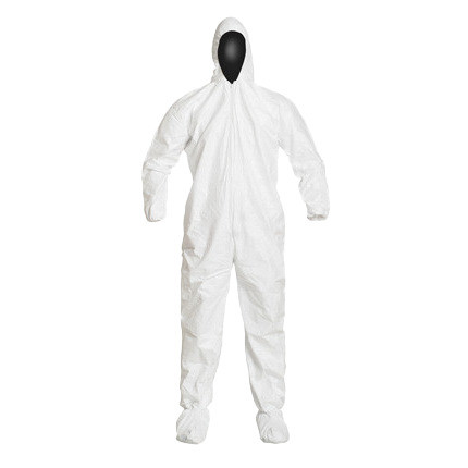 DuPont IC105S Tyvek Coverall with Elastic Wrists (25/Case)