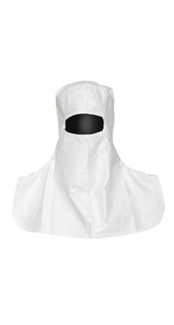 DuPont IC666BWH Tyvek Hood with Bound Seams and Bound Opening for Eyes (100/Case)