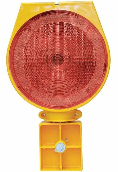 Cortina 03-10-BSBL Boca LED Solar Light with Red Lens for Barricade