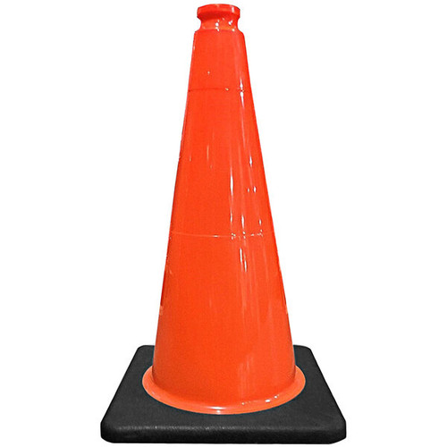 Cortina 03-500-21 DW Series Orange Traffic Cone with Collar (18