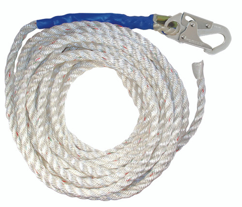 FallTech 8125T Rope 25' 5/8" Premium Polyester Rope