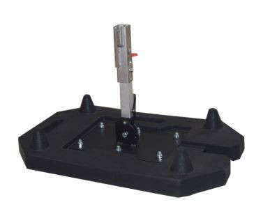Cortina 07-841 Rubber Base Stand with Pocket Latch (38 lbs)