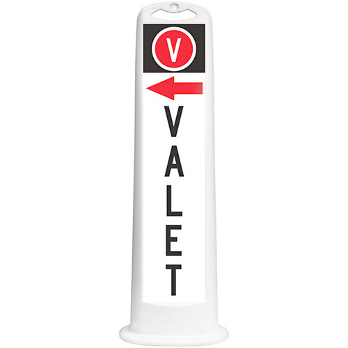 Cortina 03-768W-VLA White Left Arrow Trailblazer Vertical Valet Panel