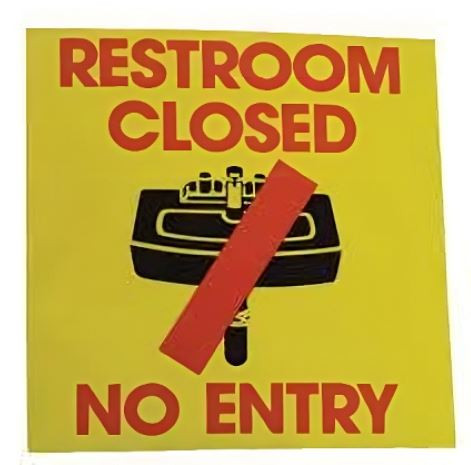 Cortina 03-600-22 Message Label for Lock-In Signs (8" x 8")