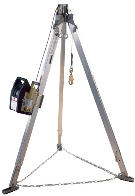 DBI SALA 8301080 Confined Space Aluminum Tripod with Winch (7 ft Tripod and 60 ft Winch)