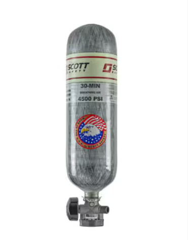 3M Scott 804721-AAXXXX Custom Assy Cylinder and Valve CGA 4.5 (30 Min)