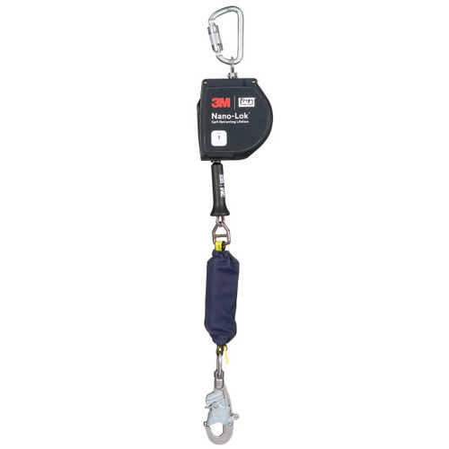 3M DBI SALA 3500091 Nano-Lok Extended Length SRL with Anchor Hook and Stainless Cable (15 ft)