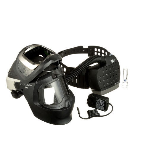 3M 37-1101-00SW Adflo Powered Air Purifying Respirator HE System with Speedglas Welding Helmet 9100 MP