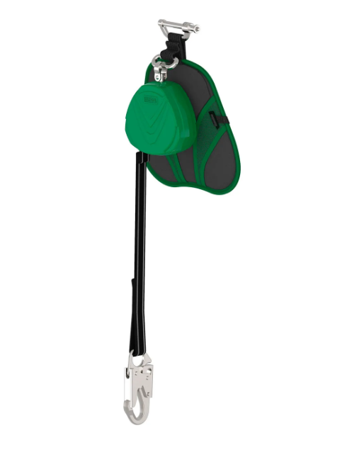 MSA VTLEW-021-PB-A V-Tec Edge Single Leg Personal Fall Limiter with 36C Steel Snap Hook (8 ft)