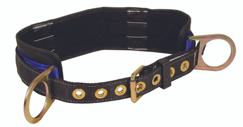 FallTech 7055S Positioning Body Belt with Two Side D-Rings 4" Padding (Small)