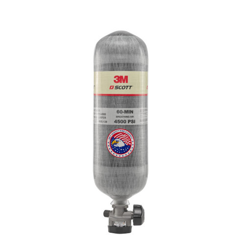 Scott 804723-01 4.5 Cylinder & CGA Valve Assembly (60 Min)