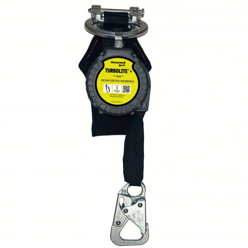 Miller MTL-OTB1-64/9FT Turbolite +T-Bak Self-Retracting Lifeline with Reinforced Webbing & Backbiter Locking Snap Hook (9 ft.)